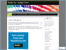 Tablet Screenshot of buddyupscalesdown.wordpress.com