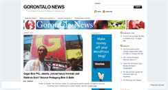 Desktop Screenshot of gorontalonews.wordpress.com