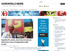 Tablet Screenshot of gorontalonews.wordpress.com