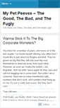 Mobile Screenshot of mypetpeeves.wordpress.com
