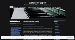 Desktop Screenshot of evangelriclapore.wordpress.com