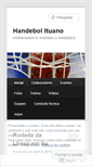 Mobile Screenshot of ituhandebol.wordpress.com