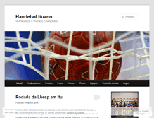 Tablet Screenshot of ituhandebol.wordpress.com