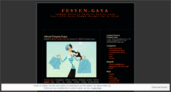 Desktop Screenshot of fesyengaya.wordpress.com