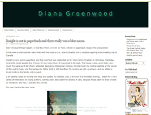 Tablet Screenshot of dianagreenwood.wordpress.com