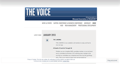 Desktop Screenshot of marvoice.wordpress.com