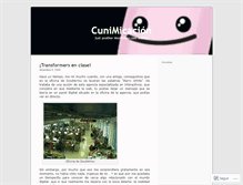 Tablet Screenshot of cunimicacion.wordpress.com