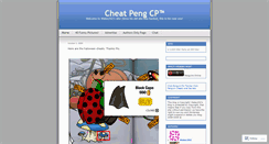 Desktop Screenshot of cheatpengcp.wordpress.com