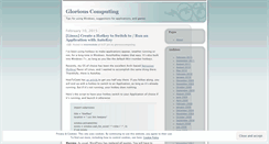 Desktop Screenshot of gloriouscomputing.wordpress.com