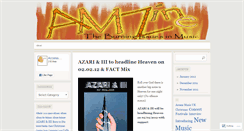 Desktop Screenshot of amzine.wordpress.com