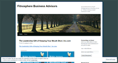 Desktop Screenshot of fitnosphere.wordpress.com