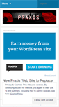 Mobile Screenshot of praxisrecords.wordpress.com