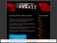 Tablet Screenshot of praxisrecords.wordpress.com