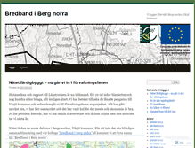 Tablet Screenshot of bredbandiberg.wordpress.com