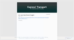 Desktop Screenshot of expresstransport.wordpress.com