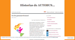 Desktop Screenshot of historiasdeautobus.wordpress.com