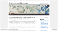 Desktop Screenshot of discovery0channel0dominicana.wordpress.com