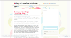 Desktop Screenshot of laundromaticman.wordpress.com