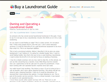 Tablet Screenshot of laundromaticman.wordpress.com