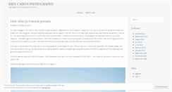Desktop Screenshot of erincairnsphotography.wordpress.com
