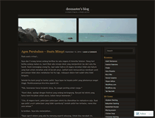 Tablet Screenshot of desmaster.wordpress.com