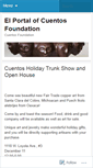 Mobile Screenshot of cuentosfoundation.wordpress.com