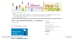 Desktop Screenshot of myzeezone.wordpress.com