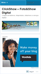 Mobile Screenshot of clickshow.wordpress.com