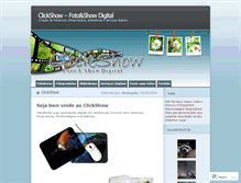 Tablet Screenshot of clickshow.wordpress.com