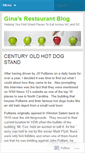 Mobile Screenshot of ginasrestaurantnews.wordpress.com