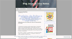 Desktop Screenshot of josuedasilvamattos.wordpress.com