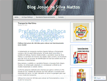 Tablet Screenshot of josuedasilvamattos.wordpress.com