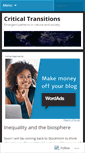 Mobile Screenshot of criticaltransitions.wordpress.com