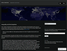 Tablet Screenshot of criticaltransitions.wordpress.com