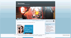Desktop Screenshot of greginkorea.wordpress.com