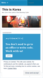 Mobile Screenshot of greginkorea.wordpress.com