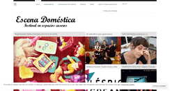 Desktop Screenshot of escenadomestica.wordpress.com