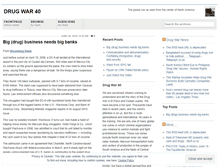 Tablet Screenshot of drugwar40.wordpress.com