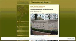 Desktop Screenshot of melonlam.wordpress.com