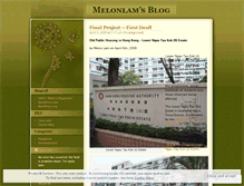 Tablet Screenshot of melonlam.wordpress.com