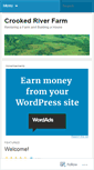 Mobile Screenshot of crookedriver.wordpress.com