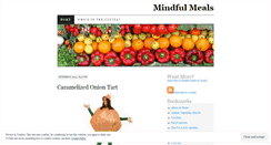 Desktop Screenshot of mindfulmeals.wordpress.com