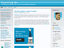 Tablet Screenshot of countingku.wordpress.com