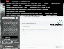 Tablet Screenshot of humanliks.wordpress.com