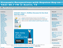 Tablet Screenshot of econpers.wordpress.com