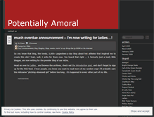 Tablet Screenshot of potentiallyamoral.wordpress.com