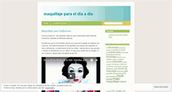 Desktop Screenshot of maquillajediario.wordpress.com