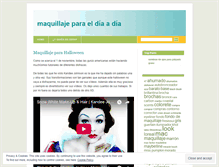 Tablet Screenshot of maquillajediario.wordpress.com