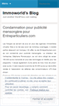 Mobile Screenshot of immoworld.wordpress.com