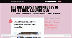 Desktop Screenshot of breakfastadventures.wordpress.com